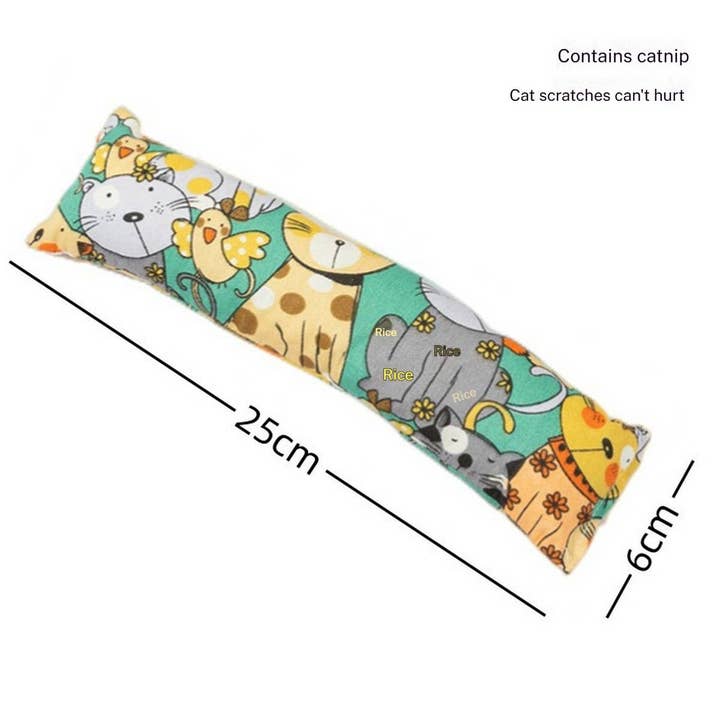 PAWPAWwholesale - Wholesale Pet Toy - Cat - Catnip Pillow Toy – Cat Kicker Chew & Scratch Toy_CWMM68015