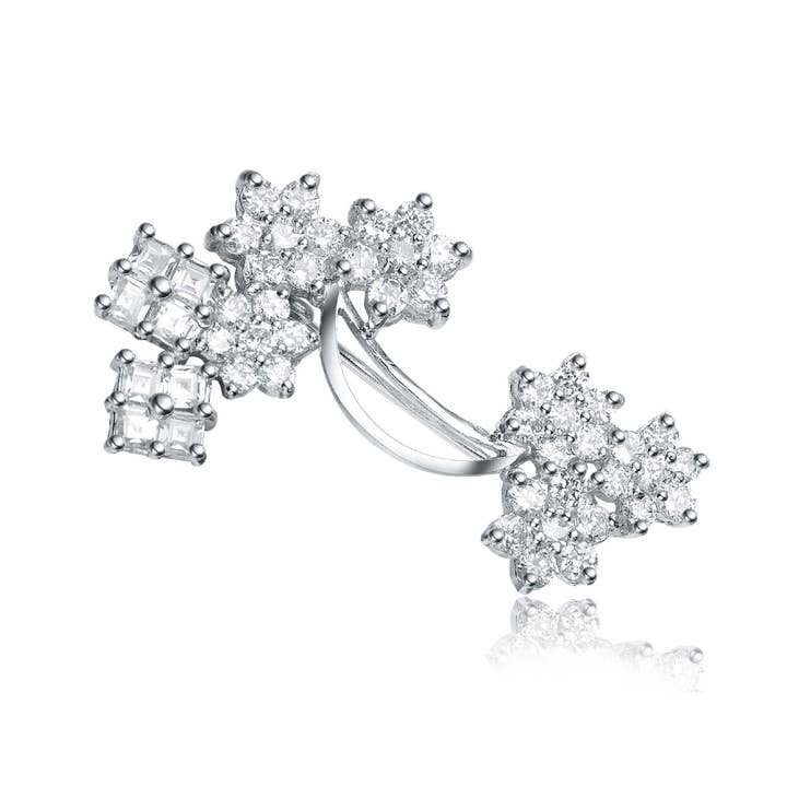 Sterling Silver Cubic Zirconia Pin(1471-CZ) for wholesale by Genevive