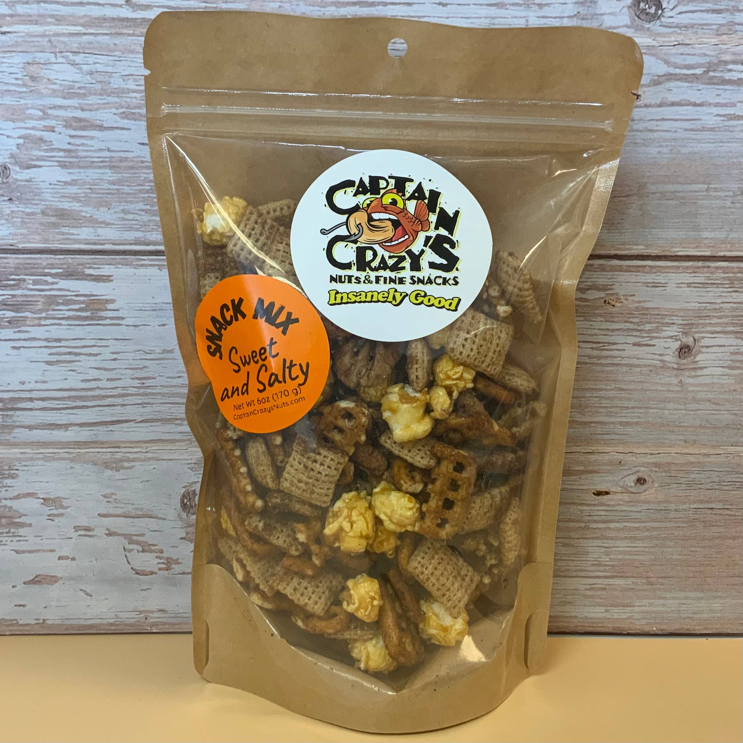 Captain Crazy’s Nuts and Fine Snacks - Wholesale Trail Mix - SWEET AND SALTY Nutty Snack Trail Mix1