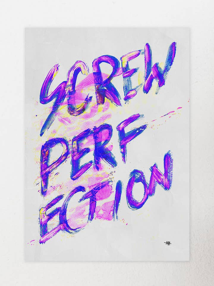 Skruva Perfektion | Konsttryck A2 för wholesale av Vandrangl