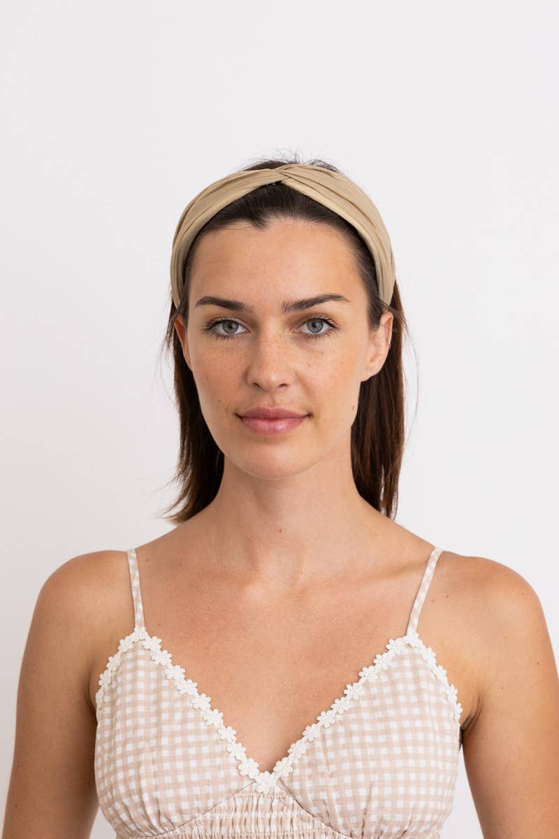 Leto Accessories – wholesale Fashion headband – women's – Pleated Solid Color Summer Headband ☀️5