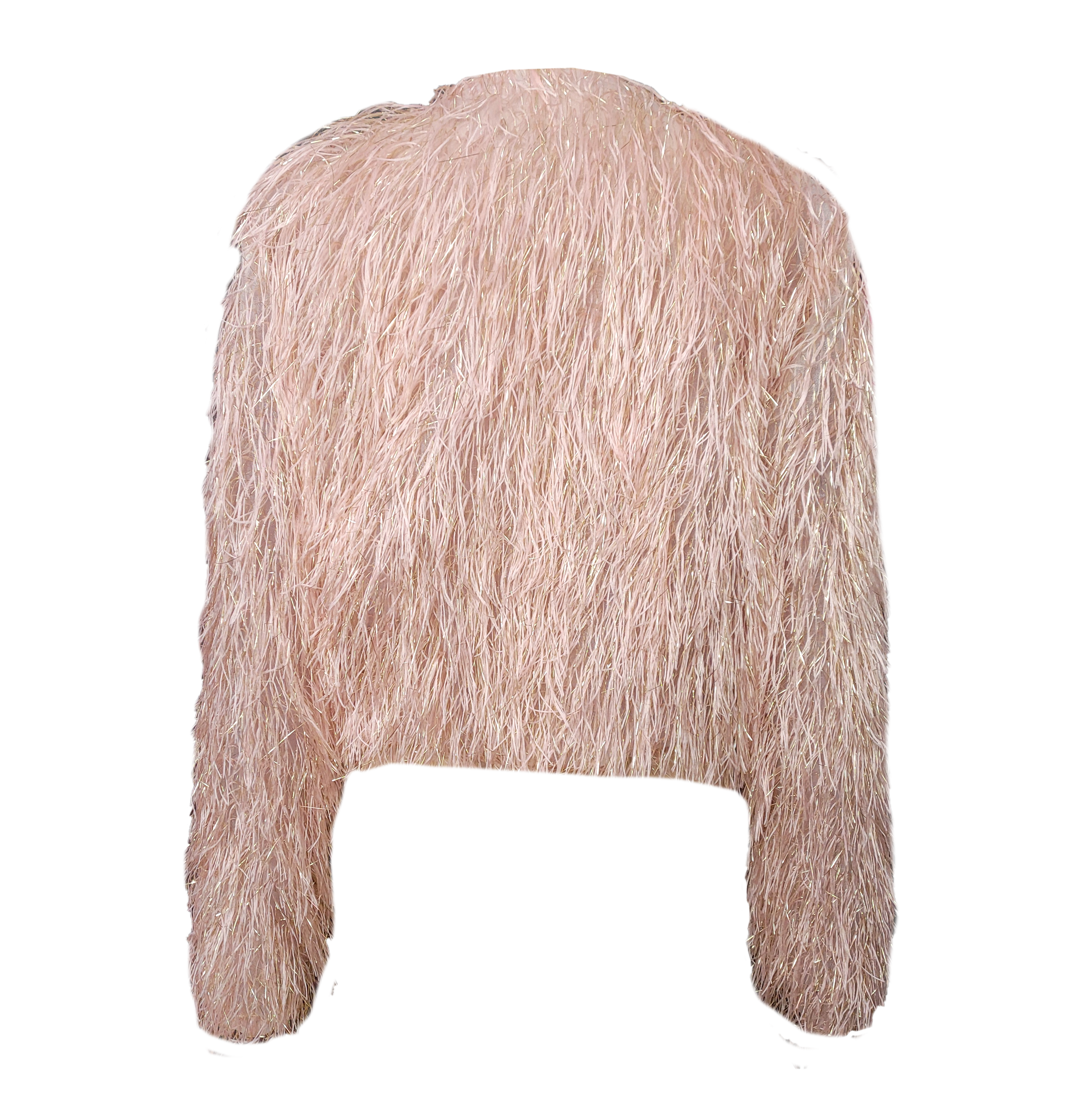 Gyv Me Body – Großhandel Jacke – Damen – Wimpernpelz-Jacke Roségold2