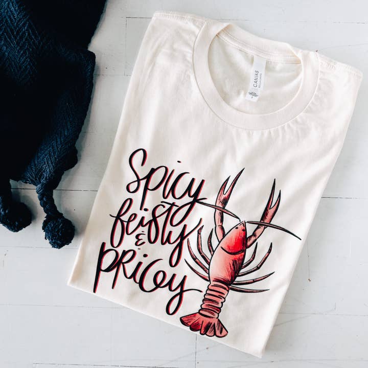 T-shirt Crawfish Pricey pour la vente par Pelican Provision Co.