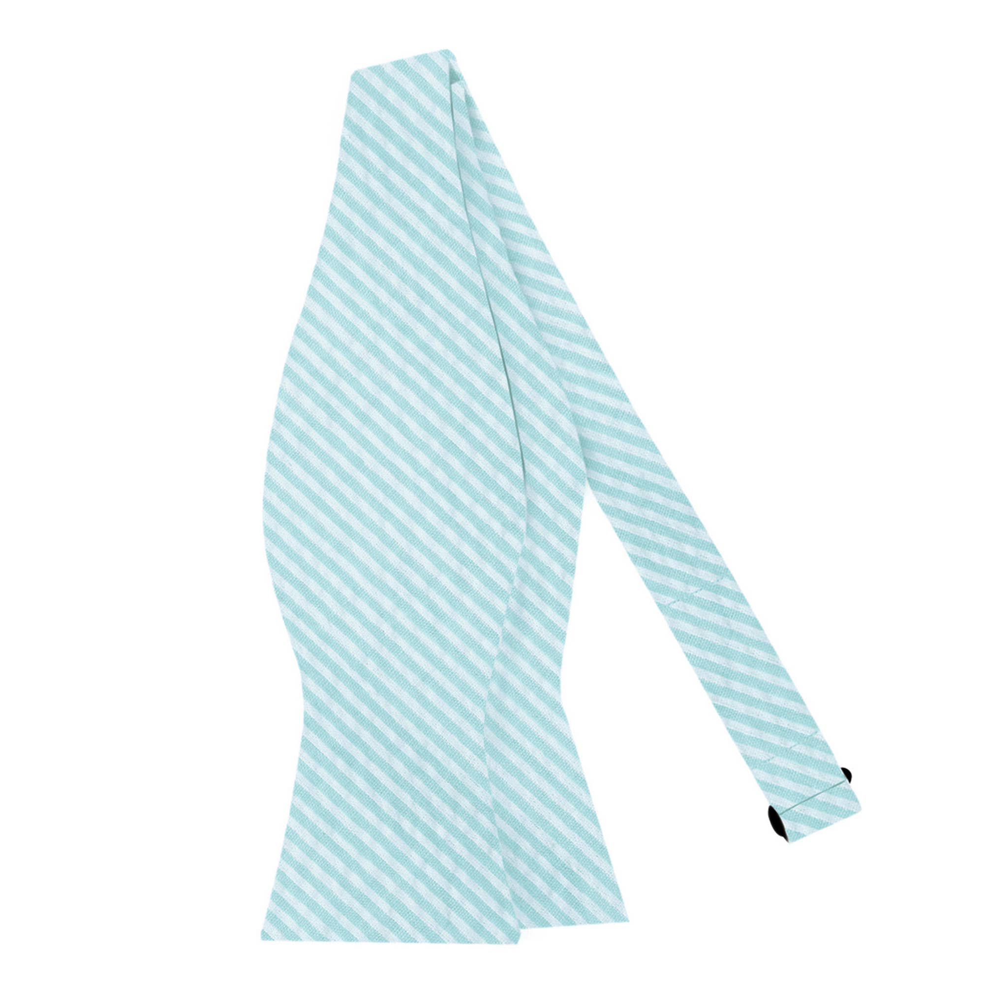 Jacob Alexander - Wholesale Bow Tie - Men's - Men's Seersucker Striped Bow Tie20