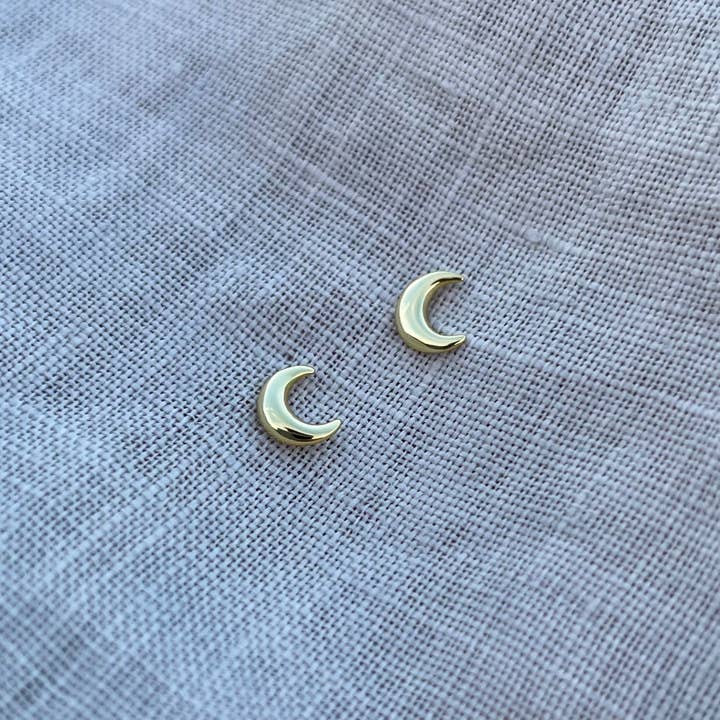 Crescente Studs | Ouro por atacado de Naked Sage