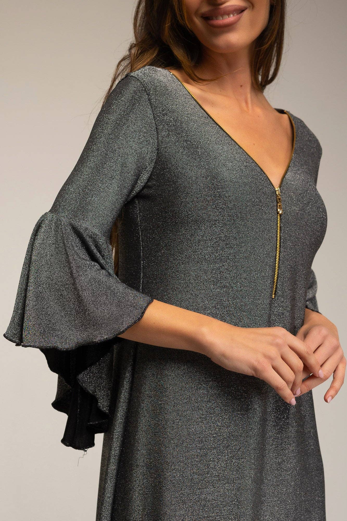 Julie d orleac - Venta al por mayor Vestido - Mujer - Vestido corto con cremallera en el escote . Ideal eventos1