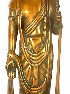 Japanischer Buddha mit Lotus für den Großhandel von Exotic India Art