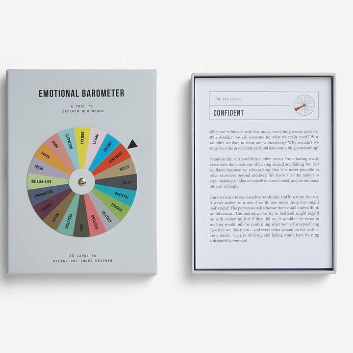 The School of Life - Wholesale Card Game - Emotional Barometer, Mood Tracker Cards
