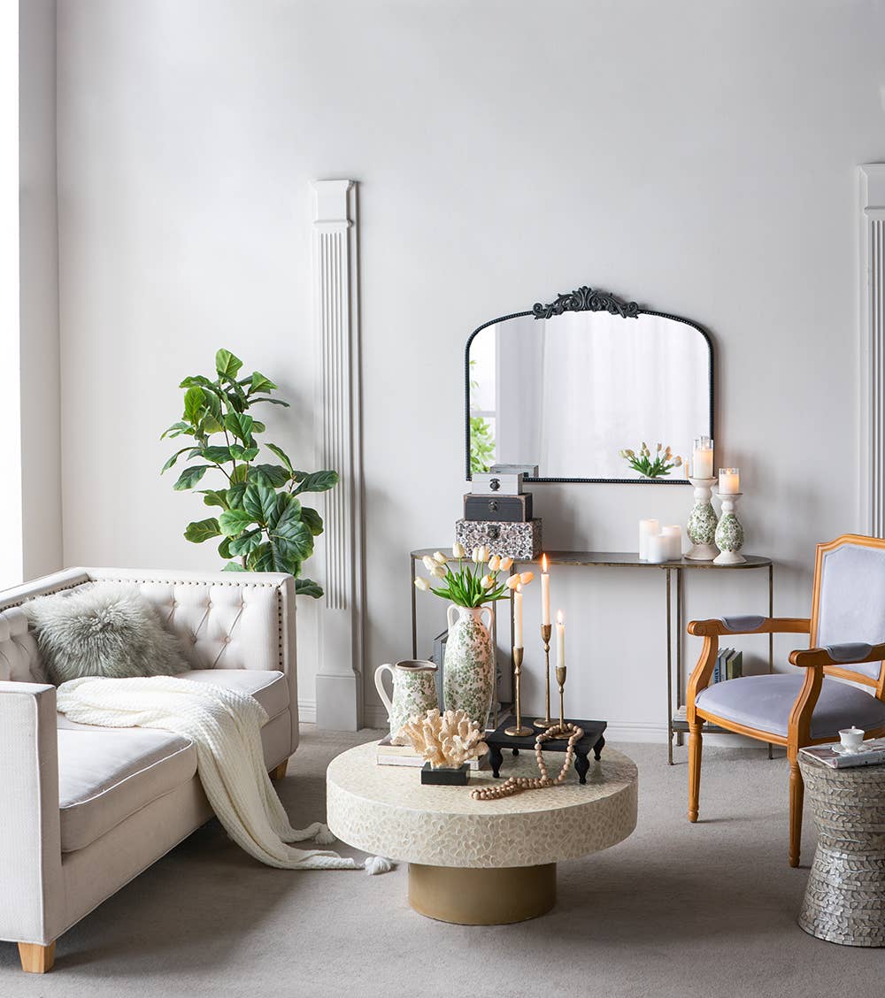 A&B Home Group Inc. – Großhandel Vasen – 8x5,5x9" Keramikkrug "Verdant Garden"10