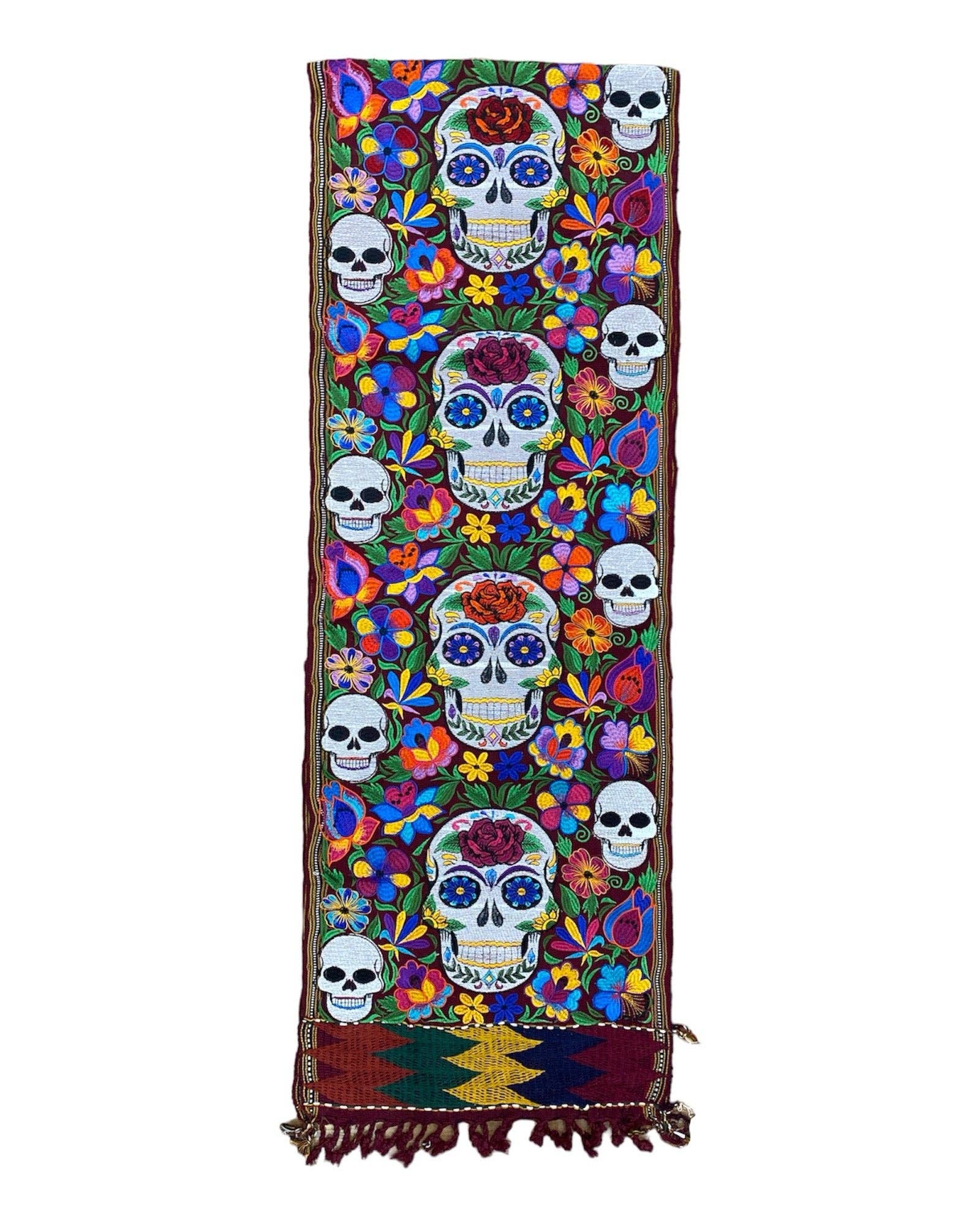 Cielito Lindo - Wholesale Table Runner - Skull Embroidered Table runner3