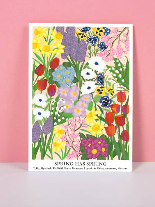 Impression d'art Spring has Sprung pour la vente par Holly Greenwood Design