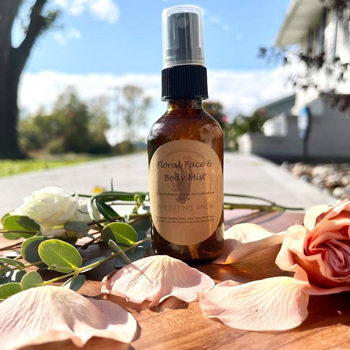 Floral | Lavender and Rose Facial Toner for wholesale by Sprouting Anew