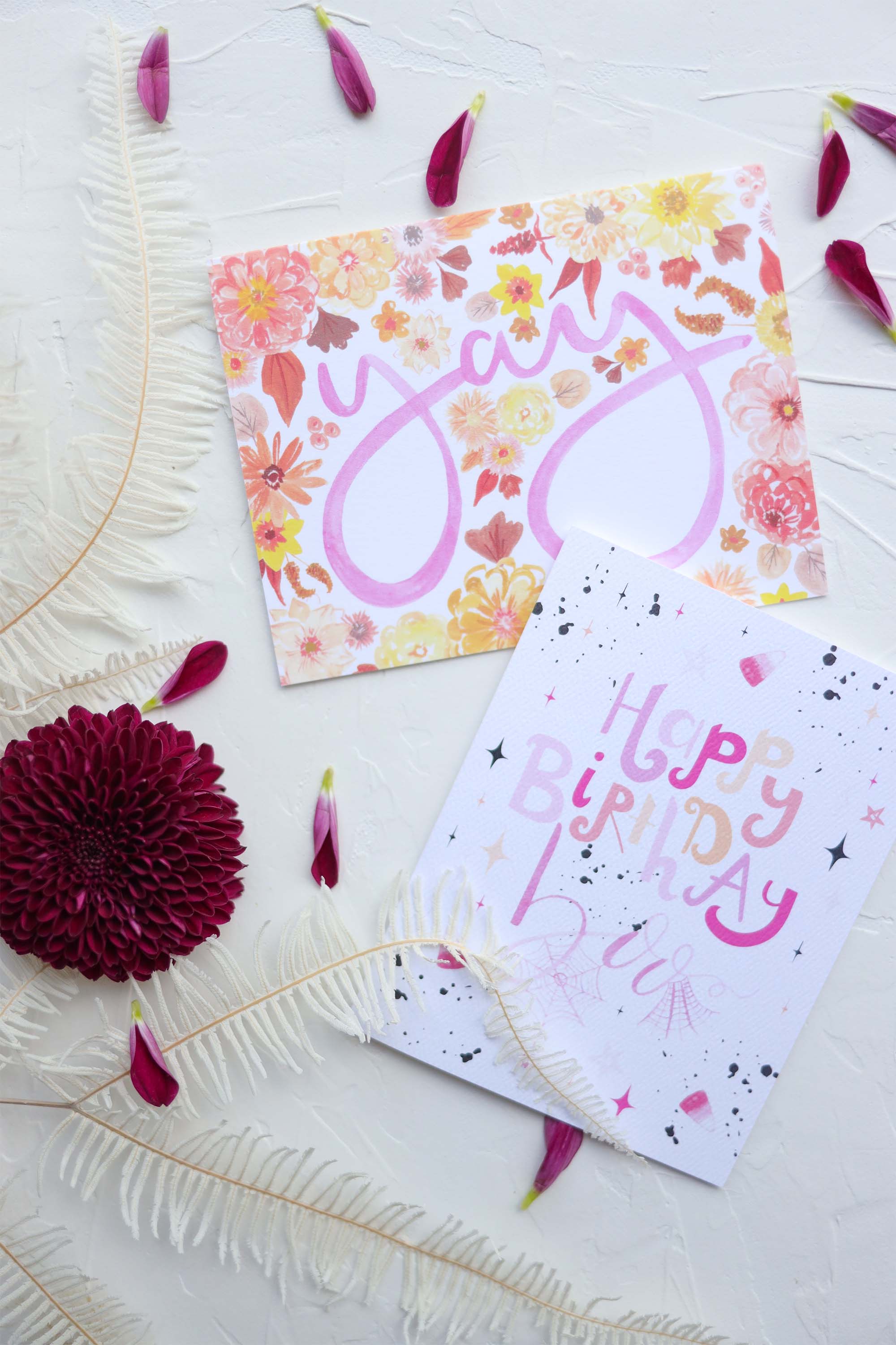 Stephanie Tara Stationery - Wholesale Birthday Card - happy birthday boo halloween card2