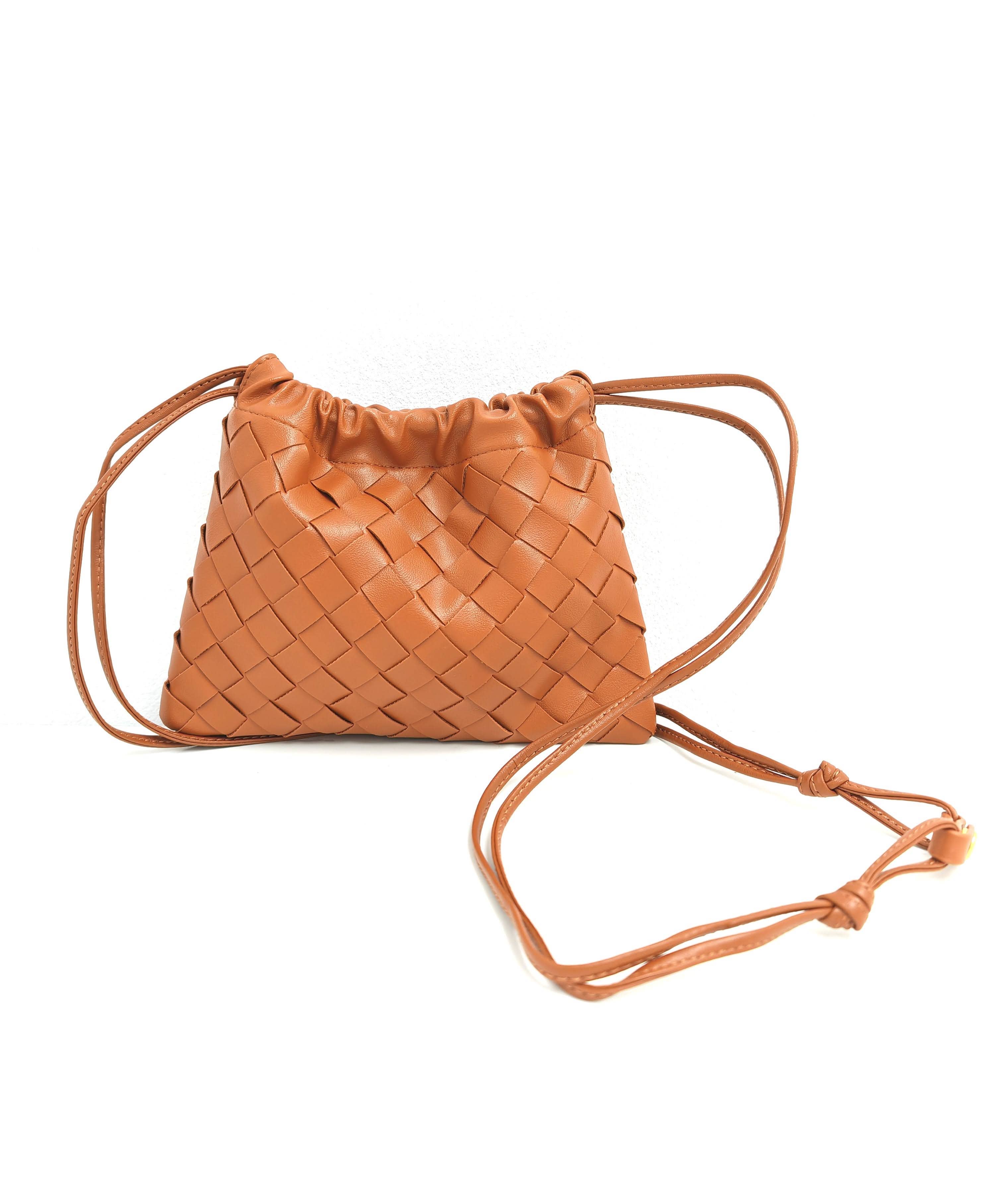 Superbia – wholesale Crossbody bag – Women's – Handmade Woven Premium Pu Mobile Bag Essential BagB218318