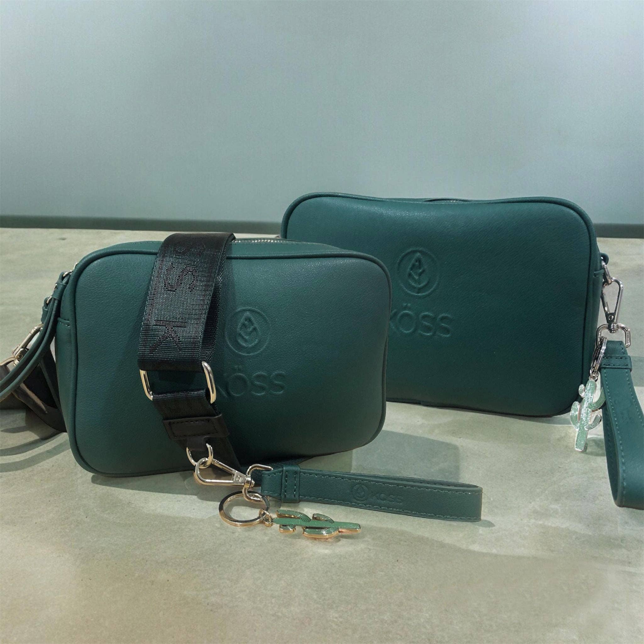 KÖSS mode et accessoires Inc. - Wholesale Keychain - Women's - Porte-clé en cuir végétal de cactus avec breloque3