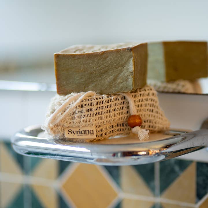 Syriana – Großhandel Seifensäckchen – Sisal-Peeling-Seifensäckchen in Ihrer Hammam-Routine