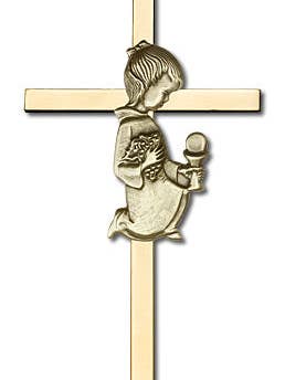 Kommunion Flicka Väggkors för wholesale av Tony’s Jewelry