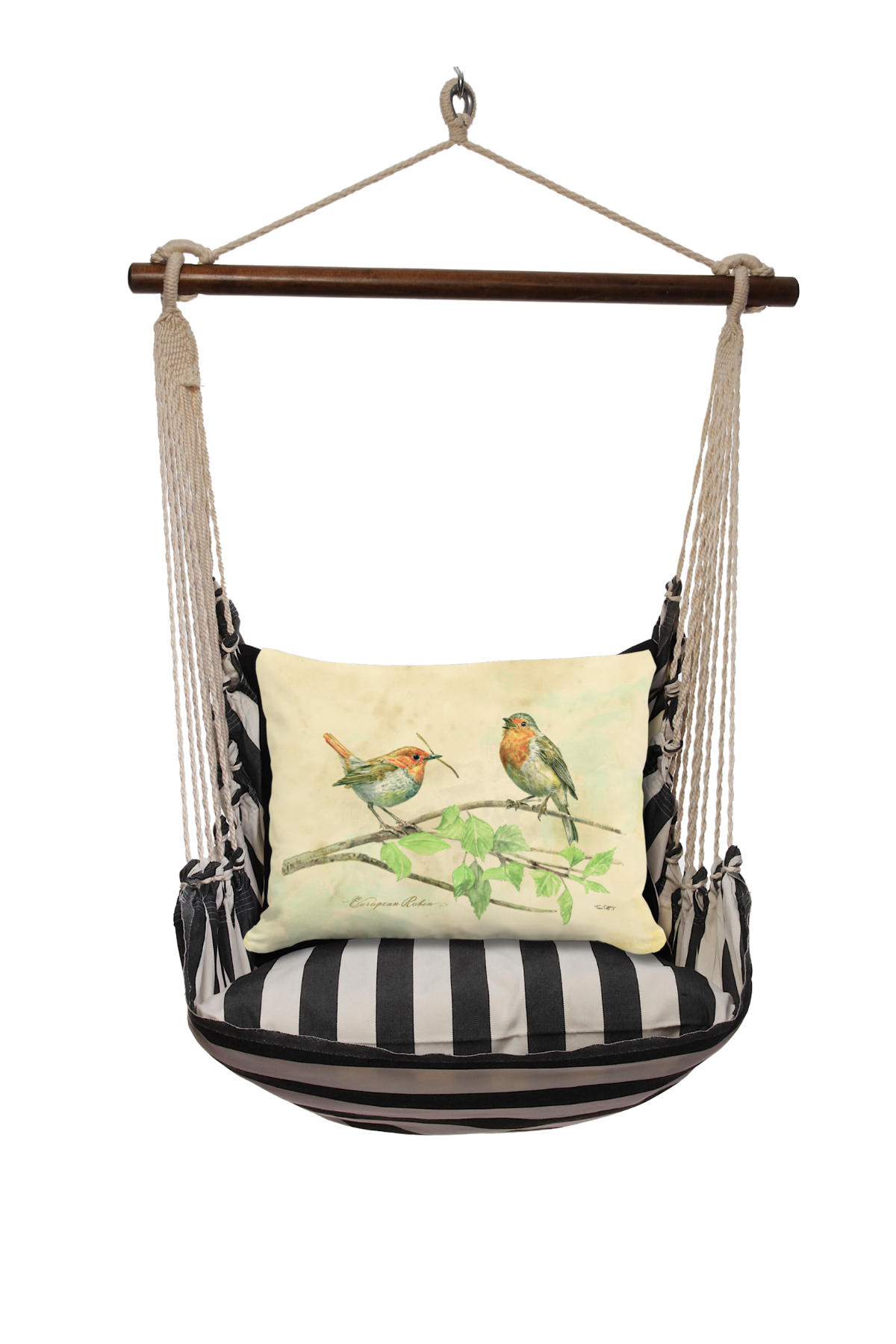 Magnolia Casual - Wholesale Swing Set - Hammock Swing 4-Piece Set indoor / outdoor - Black & White0