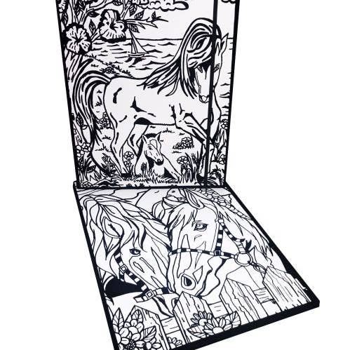 Ordner mit Pferdemotiv in Standardgröße für den Großhandel von Colorvelvet