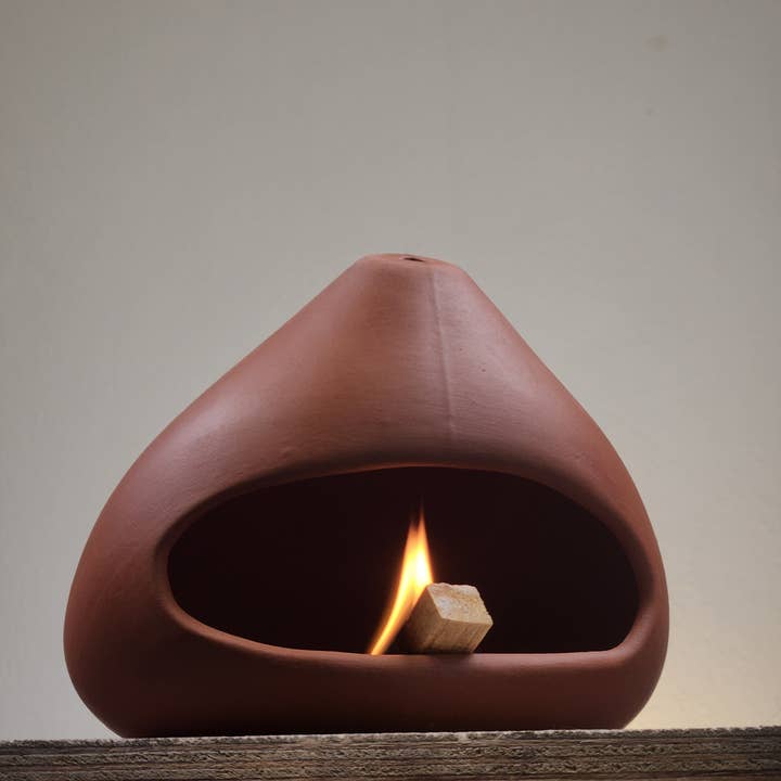 Keramisk Palo Santo Hållare (Röd) för wholesale av Siesta Studio