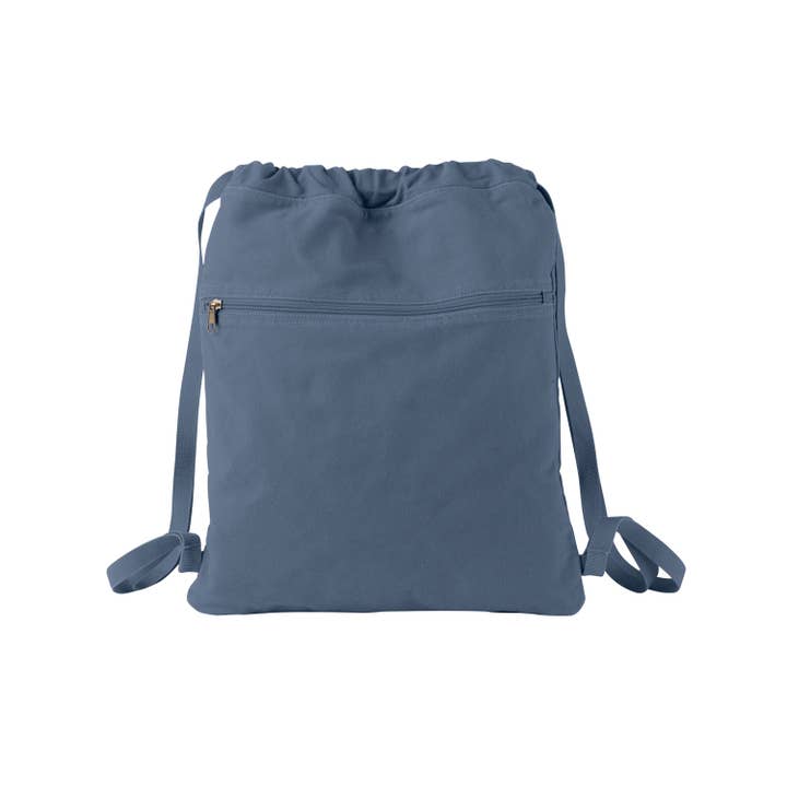 Total Apparel - Wholesale Drawstring Bag - Unisex - Cotton Canvas Drawstring Backpack | 1901