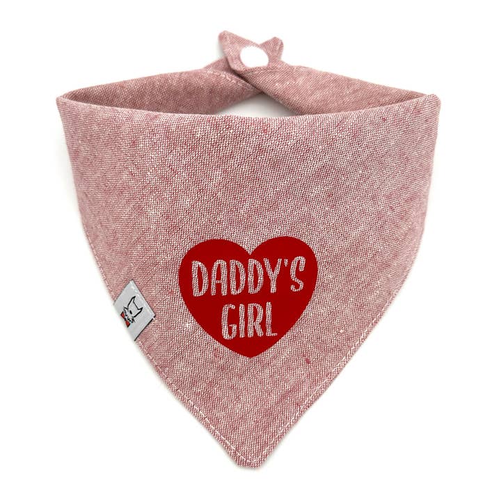 Daddy's Girl Dog Bandana for wholesale by Winthrop Clothing Co.