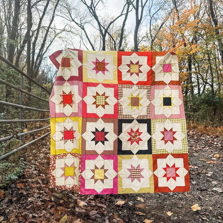 Penelope Handmade - Wholesale Craft Sewing Kit - Gertrude Quilt Pattern | Paper Pattern7