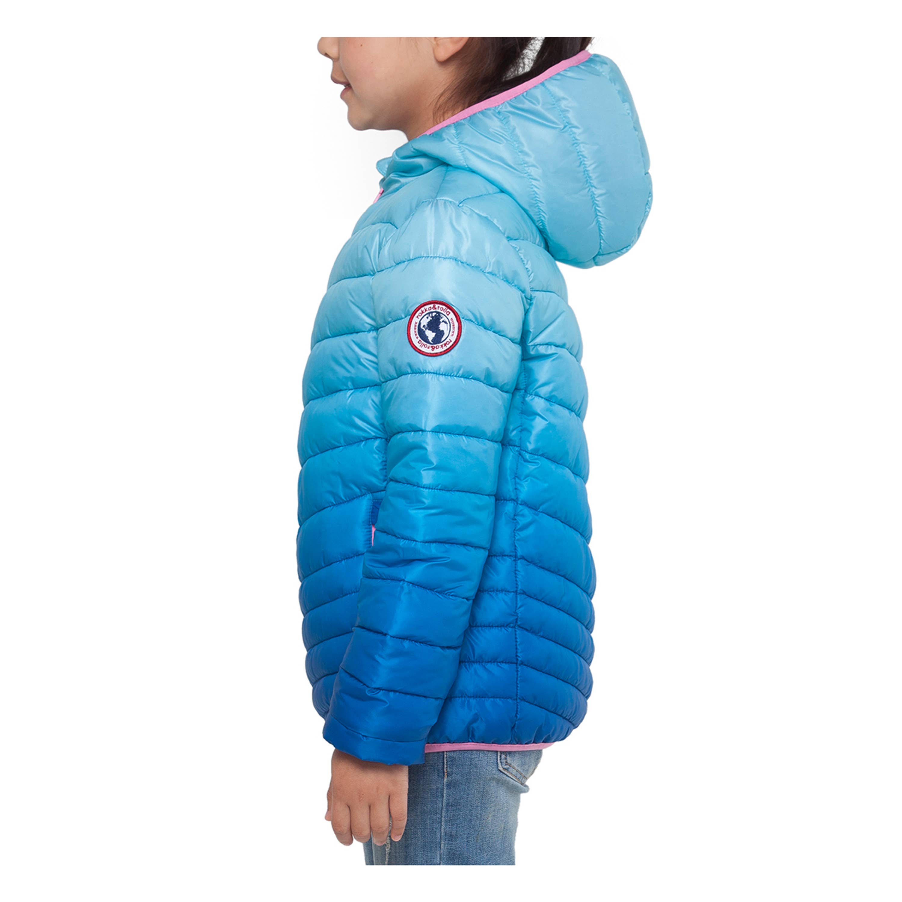 Rokka & Rolla - Wholesale Puffer Jacket - Kids - Girls' Reversible Light Puffer Jacket Coat20