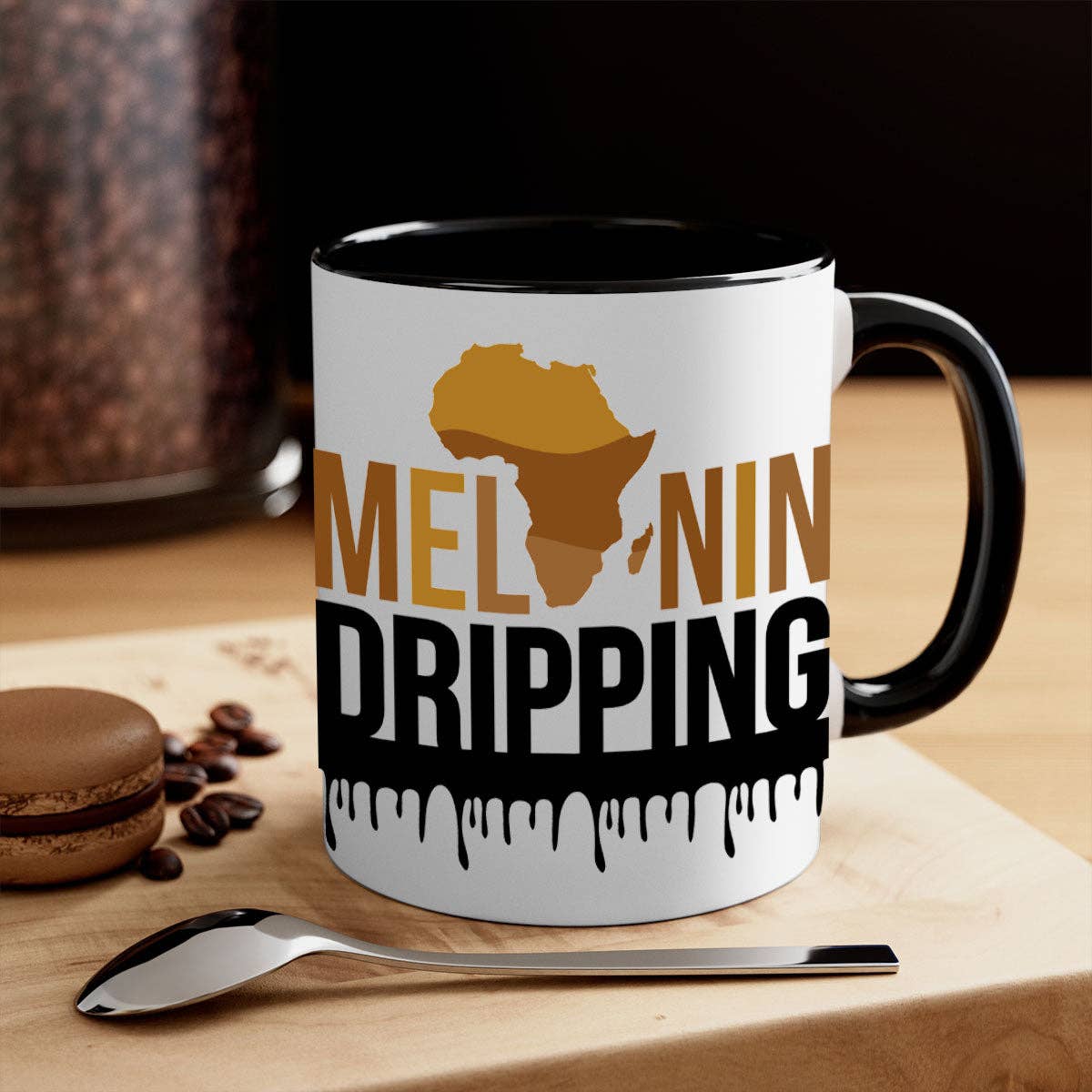 Mugs R Us – Großhandel Kaffeebecher – Melanin Dripping 182#- Black Words - Phrases-Tasse/Kaffeetasse14