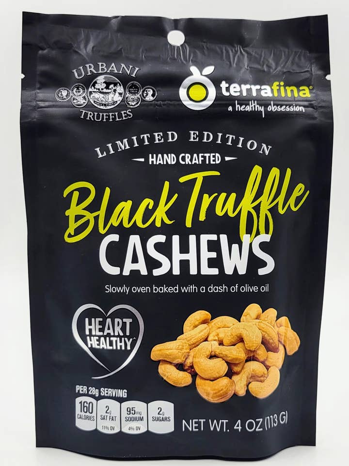 Black Truffle Cashews for wholesale by Urbani Truffles