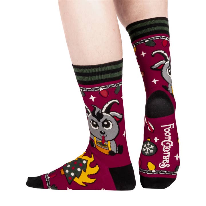 FootClothes LLC - Wholesale Socks - Unisex - Kwampus Holiday Crew Socks