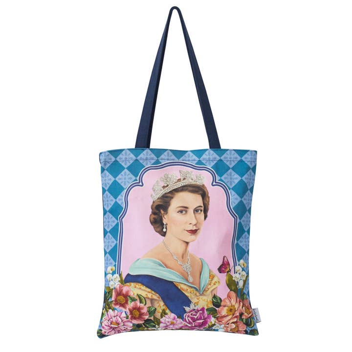 Tote Bag Her Majesty The Queen for wholesale by La La Land