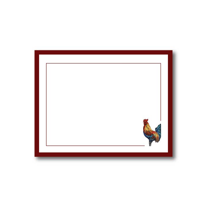 Mads Studio & Co. - Wholesale Stationery/Notecard Set - Gamecock Flat Notecards