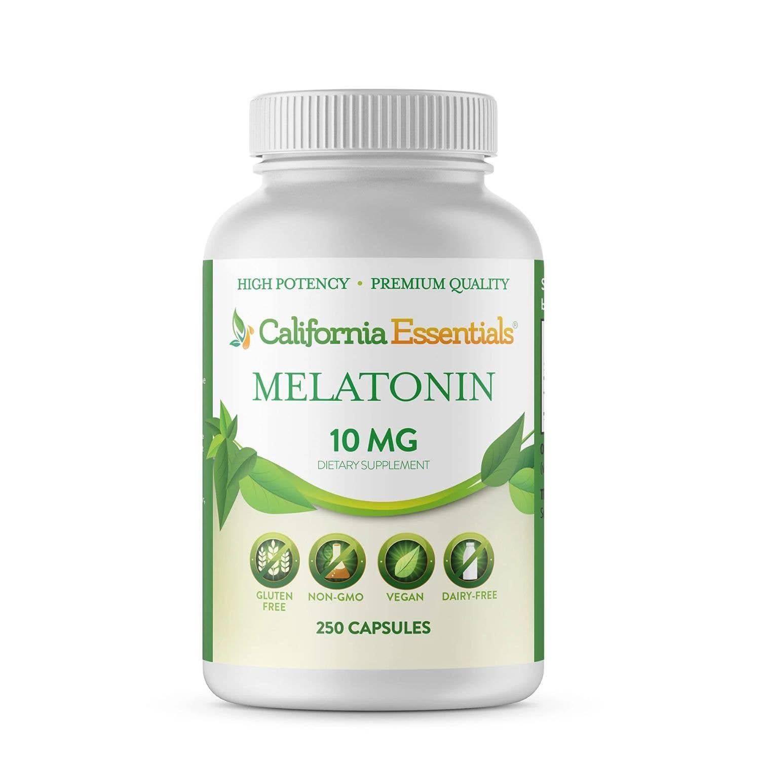 California Essentials - Wholesale Oral Supplement/Vitamin - Melatonin Natural Sleep Aid Supplement - 10mg Gluten Free7