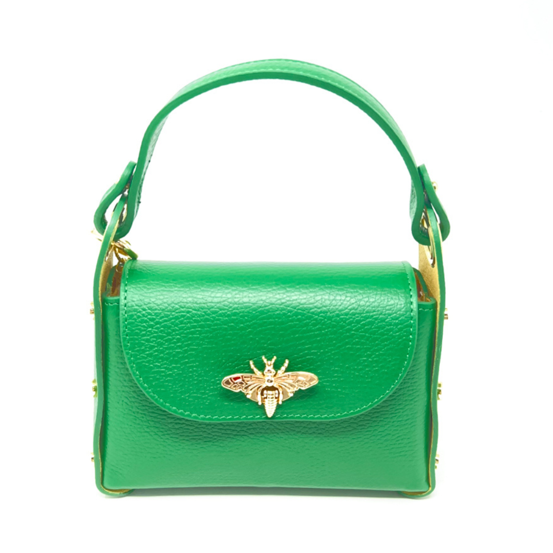 German Fuentes Handbags - Wholesale Top Handle Bag - Women's - GF1085 GENUINE ITALIAN LEATHER BUTTERFLY MINI BAG2
