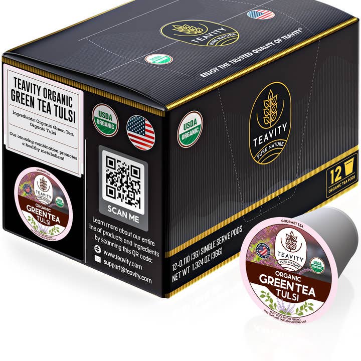 Organic Tulsi Green Tea for wholesale by Teavity