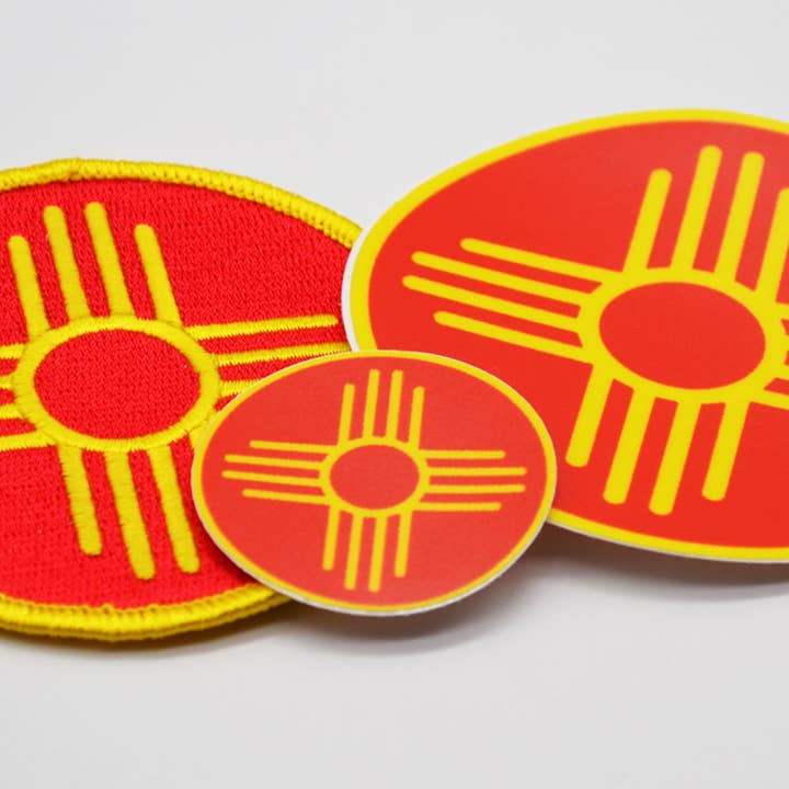 Metal the Brand - Wholesale Sticker - Zia Red Circle - Sticker2