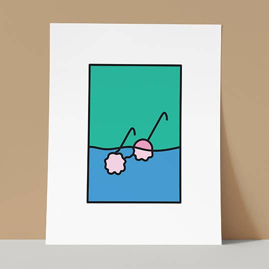 Pool Party Print for wholesale by Holden Mesk