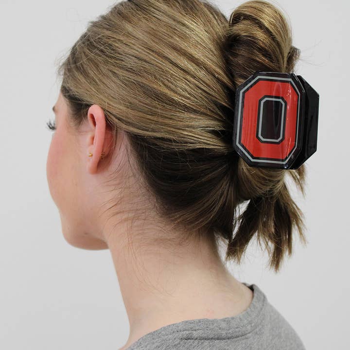 BANDED - Wholesale Hair Clip - Women's - Ohio State® O Statement Claw Clip9