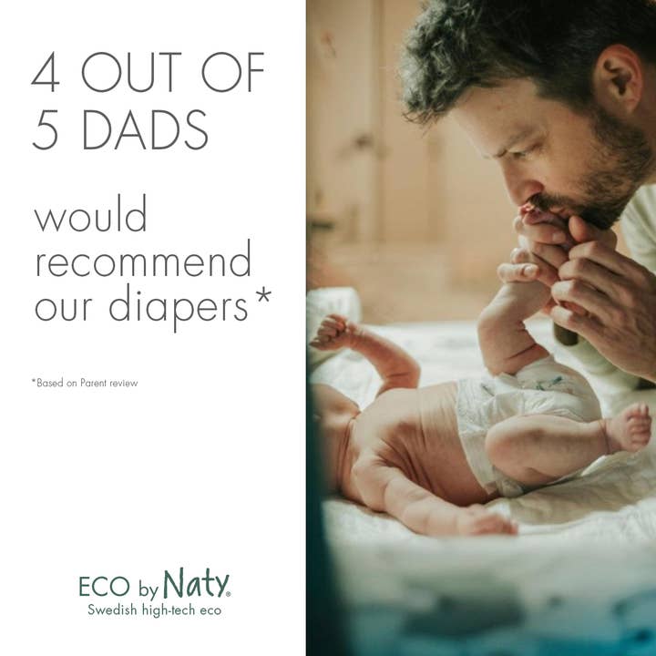 Eco by Naty - Wholesale Diaper (Cloth) - Baby - Diapers Single Packs - Size 46