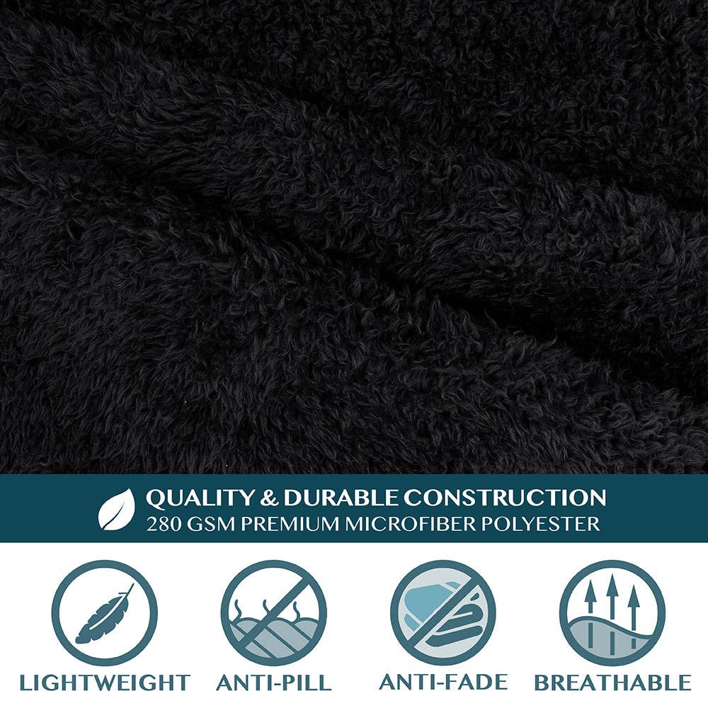 Pavilia - Wholesale Throw Blanket - Sherpa Fluffy Blanket with Sleeves10