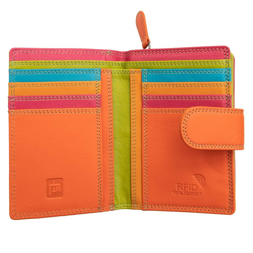 PRIMEHIDE - Venta al por mayor Cartera - Mujer - Monedero con doble solapa de la colección London - 608111