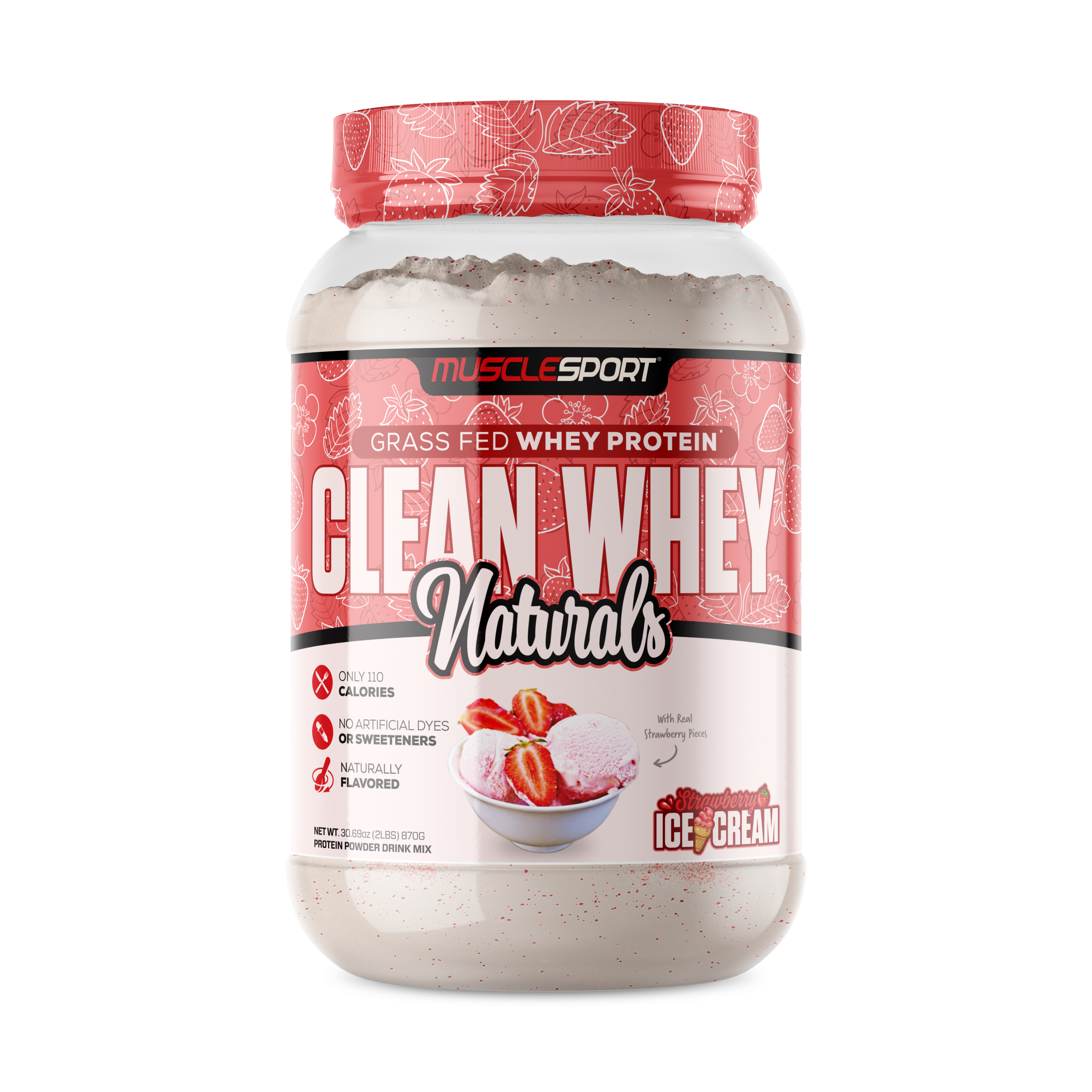MuscleSport - Wholesale Protein/Superfood Powder - Clean Whey - Grass Fed Whey Protein Isolate0