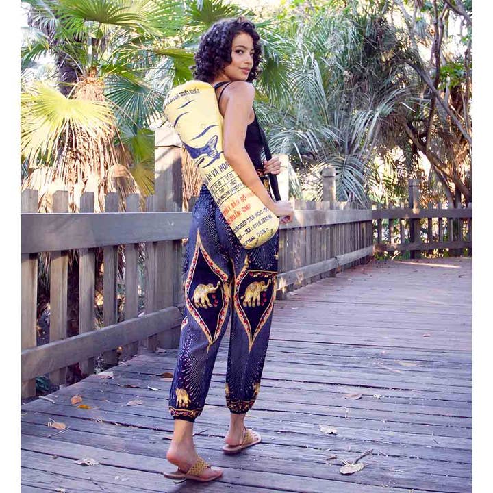 Malia Designs - Wholesale Yoga Bag - Recycled Feed Bag Yoga Bag9