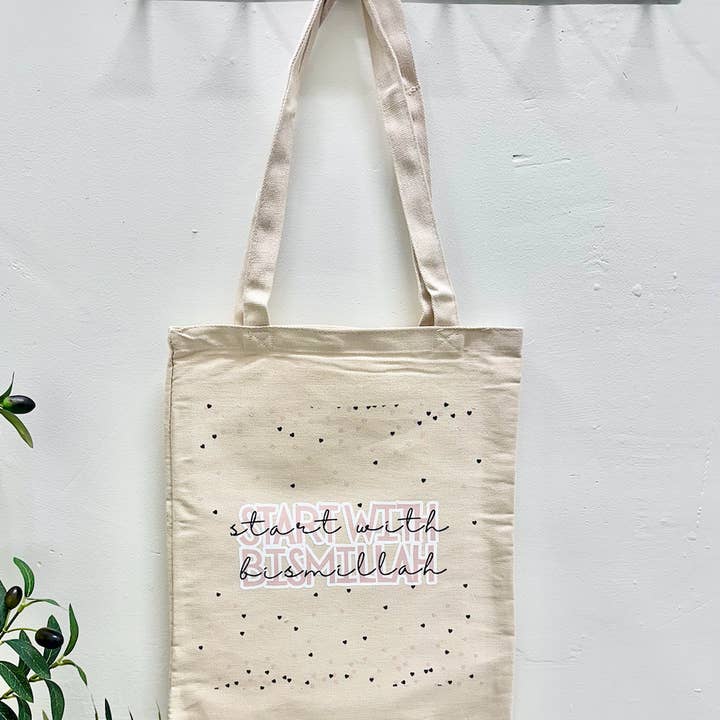 Nour Emporium – wholesale Bärkasse - Dam – Börja med bismillah tygväska