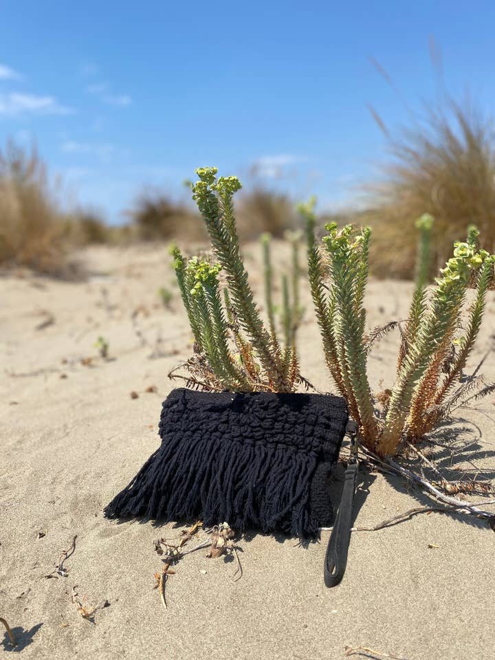 Bomullspåse med foder och fransar för wholesale av Luxe Lodge