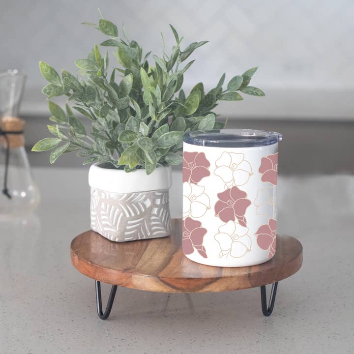 Tumbler Camper Mauve Puakenikeni por atacado de BLISSFUL TRIBE HANDMADE