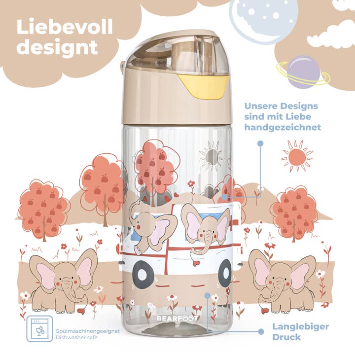 BEARFOOT – wholesale Water bottle – Kids water bottle, lightweight water bottle - ambulance