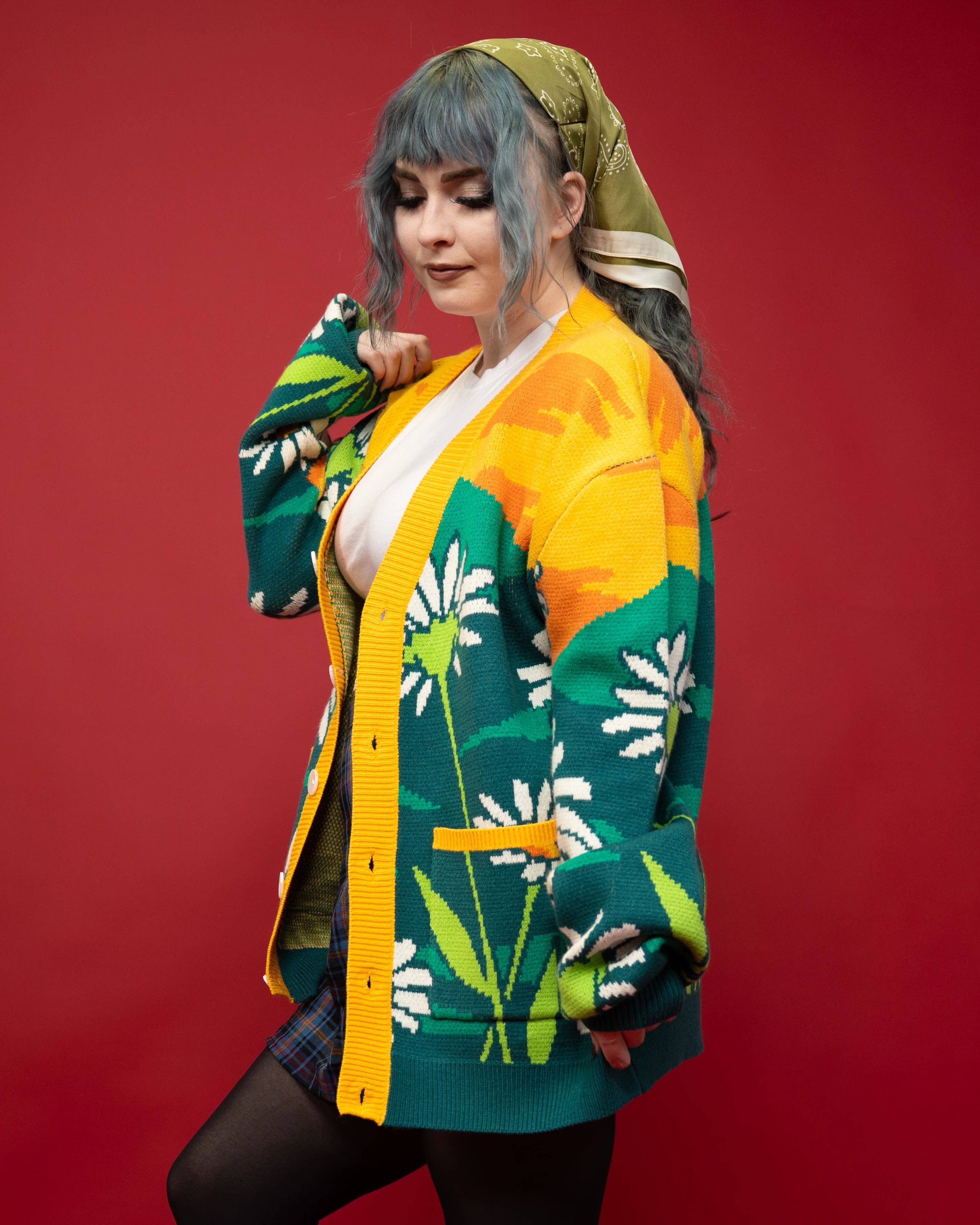 Steady Hands – wholesale Kofta - Dam – Daisy Cardigan4