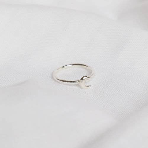 Mini Moon Stacking Ring for wholesale by Smoke and Ash